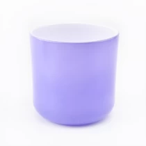 China Hot selling glass candle jar with round bottom manufacturer