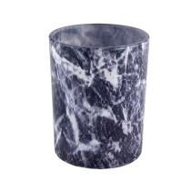 Chine Bougeoir en verre cylindrique à effet rock de 300 ml nouvellement conçu pour la vente en gros fabricant