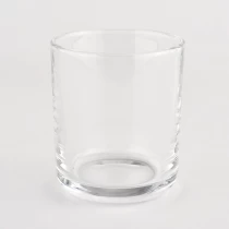 China clear glass candle holders transparent manufacturer