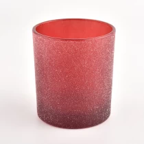 Cina luxury iridescent metal color glass candle jar - COPY - dmdhqh pabrikan