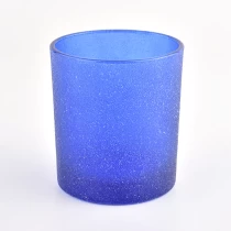 China wholesale 8oz glass for candle filling with sand finish manufacturer