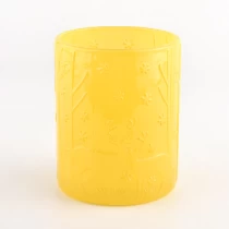 porcelana Venta caliente tarros de velas de vidrio grabado fabricante