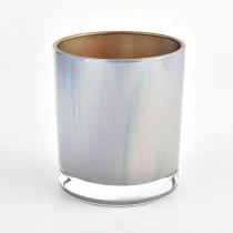 China Luxus bunte Dekoration Glas Kerzenglas Hersteller