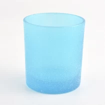 China wholesale unique design glass candle jar for christmas gift manufacturer