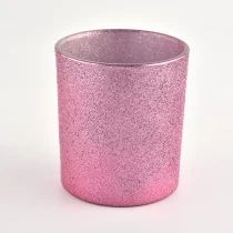 Kina lyxigt rosa gyllene ljus tumbler ljus votiv glas tillverkare