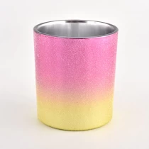 China neuer romantischer Farbglas-Kerzenhalter Hersteller