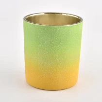China Castiçais de vidro cor Ombre personalizados fabricante
