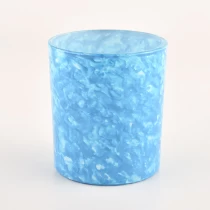 Trung Quốc Blue decorative glass candle vessel 300ml - COPY - 3jdq2p nhà chế tạo