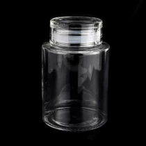 Čína Nově designový 1000ml válcový přizpůsobený skleněný svícen s víčky pro velkoobchod výrobce