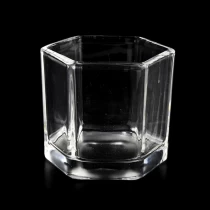 중국 홈 데코에 대한 공급 업체 300ml 육각형 맞춤형 유리 촛대 제조업체