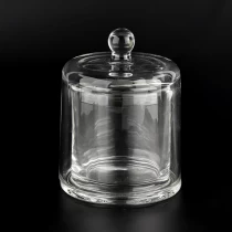 Chiny 200 ml szklane słoiki na świece ze szklanym kloszem ze szklanym kloszem ze szklaną kopułą producent