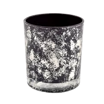 China Sunny Glassware Balang lilin kaca hitam untuk membuat bekalan borong pengilang