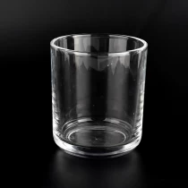 Китай домашен декор 3 фитила стъклен буркан за свещи с кръгло дъно Производител