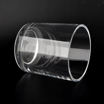 China jarra de vela de vidro transparente de fundo redondo de 14 onças fabricante