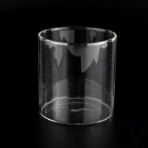 Cina Vasi vuoti in vetro trasparente da 12 once per produttore di candele produttore