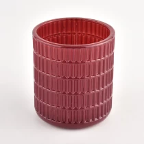 China 280 ml Kerzenhalter aus geprägtem Glas für die Kerzenherstellung Hersteller