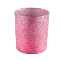 Ķīna Karstumizturīga rozā zelta aromātiskā sveču stikla turētāja sveču burka ražotājs