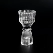 An tSín Large strip pattern glass candle containers for candle making - COPY - ndk5ui déantóir