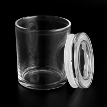 中国 530ml 带盖玻璃蜡烛罐 定制玻璃蜡烛罐 带盖玻璃糖果容器 制造商