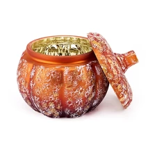 Čínsky Tekvicová sklenená nádoba Sklenený svietnik na Halloween výrobca