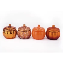 Kina New Arrival Luxury Pumpkin Glass Candle Jar produsent