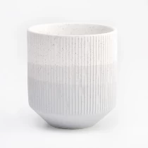 China Kundenspezifischer Sprenkel-Keramik-Kerzenhalter Großhandel Hersteller