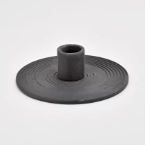 porcelana Soporte de incienso de cerámica negro mate al por mayor fabricante