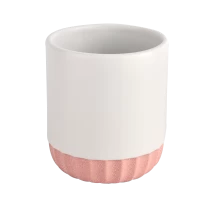 中国 定制陶瓷蜡烛容器蜡烛罐与盖子 制造商