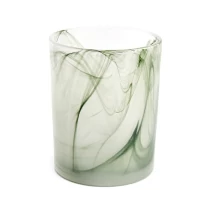 China customized candle jars glass hand-painted candle vessels manufacturer