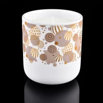 China home decor 10oz soft glaze ceramic candle jar manufacturer