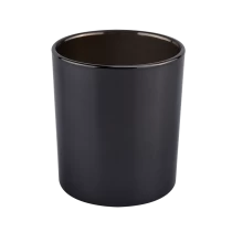 China luxury 10oz glass candle jars black glass candle holders manufacturer