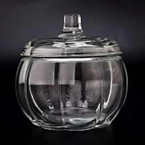 Čínsky Luxusná 500ml sklenená dóza v tvare tekvice so zladenými viečkami pre veľkoobchod výrobca