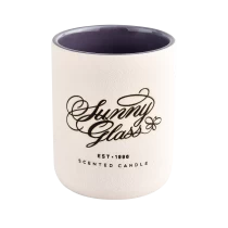 porcelana Tarro de vela de cerámica de lujo vacío decorativo de paquete de etiqueta privada al por mayor fabricante