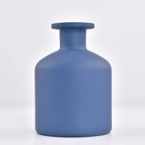 China Hot Sale 7 oz Dark Blue Frosted Glass Diffuser Bottle manufacturer