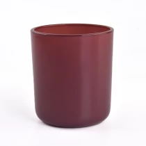 Kiina kiiltävä punainen 500 ml lasipurkki kynttilöiden lomakokoelmaan valmistaja