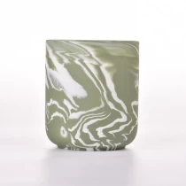 porcelana recipientes de vela de cerámica personalizados proveedor de contenedor de vela de cerámica redonda fabricante