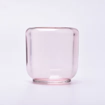 China new strip pattern glass candle jars with different colors - COPY - a95471 fabricante