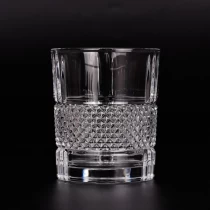 China Frascos de vela de vidro transparente de 10 onças fornecedor de vasos de vela de vidro vazio fabricante