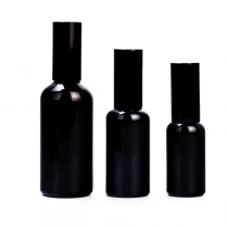 porcelana 20 ml, 30 ml, 50 ml. Fragancias de botellas de perfume de vidrio en aerosol para habitaciones de 100 ml con tapa negra fabricante