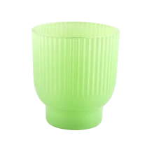 中国 现代装饰绿色玻璃蜡烛罐豪华空 制造商