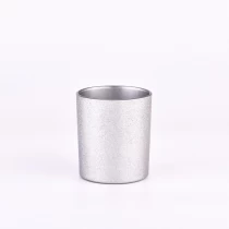 Çin Mum yapımı toptan için gümüş dekorasyon cam kavanozlar üretici firma
