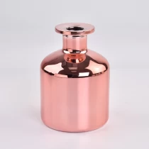 China Luxury Trendy Rose Gold 258ml Glass Reed Diffuser Bottles Glass Bottle manufacturer