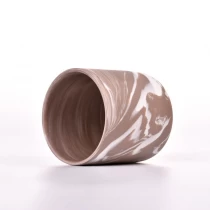 China Leere Keramik-Kerzengläser, einzigartige Luxus-Kerzengefäße, kundenspezifische Behälter, Kerzengefäße Hersteller