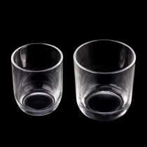 Kina Nye ankomne 12 oz glas stearinlysbeholder rundbundet stearinlysglas fabrikant