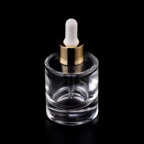 Čínsky luxusná priehľadná sklenená fľaštička s kvapkadlom s objemom 50 ml výrobca