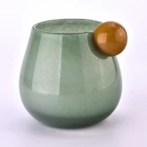 China Cute handblown glass candle jars for wholesale - COPY - 5e4t6j umvelisi