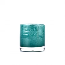 Kina Skräddarsydda handgjorda färg Tomma ljusburkar av glas dekorativa i bulk tillverkare