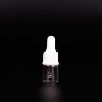 Kina Luksuzna staklena bočica za ulje od 5 ml sa sjajnom bijelom kapaljkom za probu za veleprodaju proizvođač