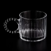 Kina Nydesignet 8oz vannglass med granulathåndtak for engros produsent