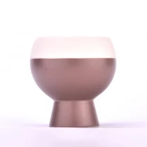 Chine Pot de bougie en porcelaine en gros pour la fabrication de bougies pour la décoration intérieure de mariage fabricant